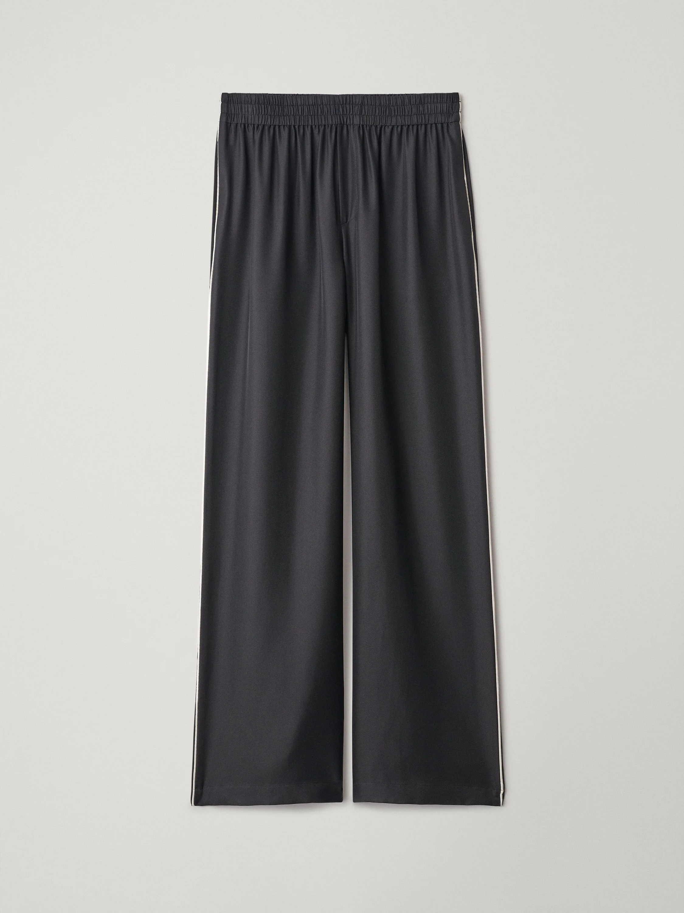Piping Detail Wide Leg Trousers - Image 6