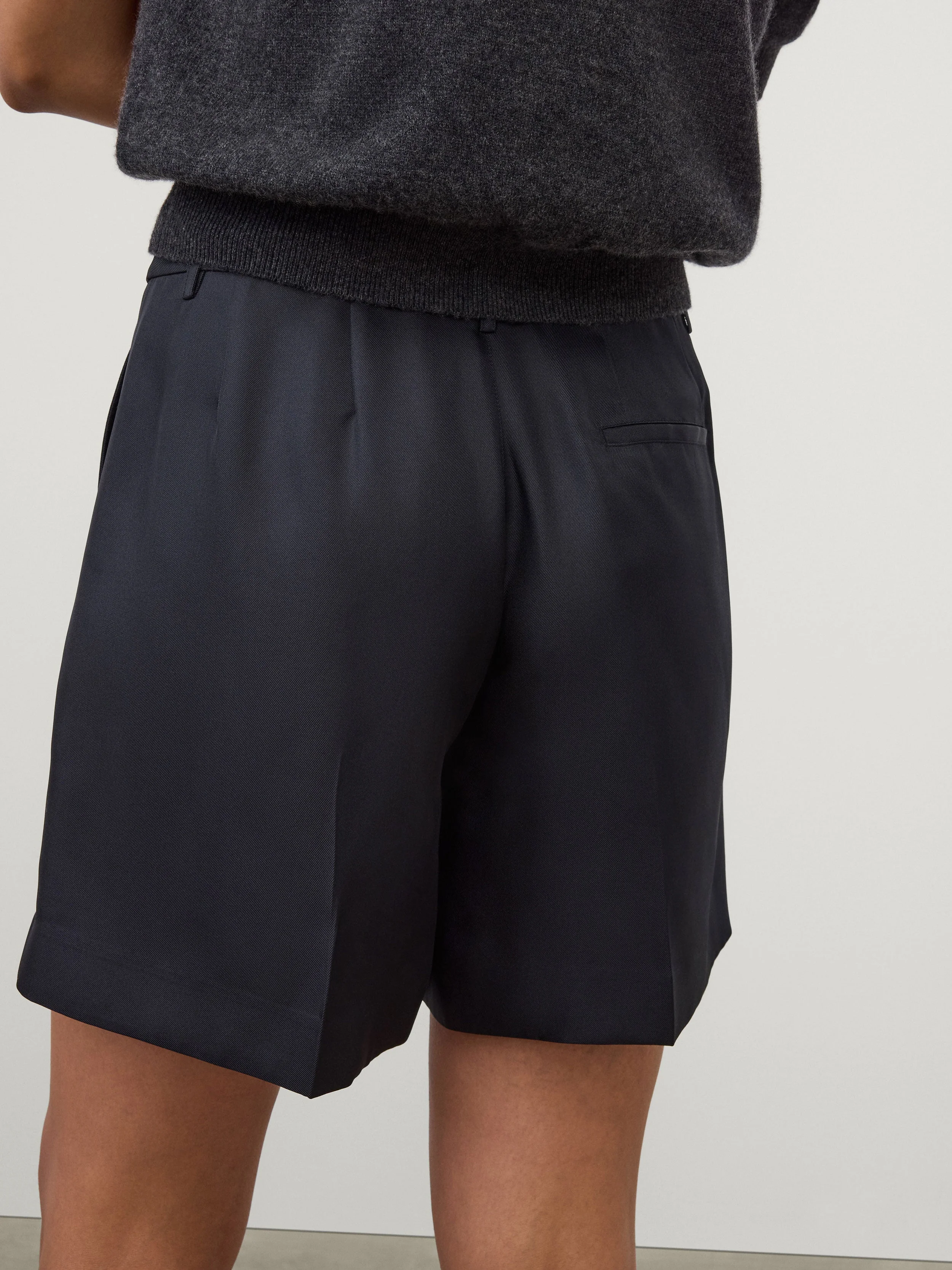 Tailored Wide Leg Shorts - Image 4