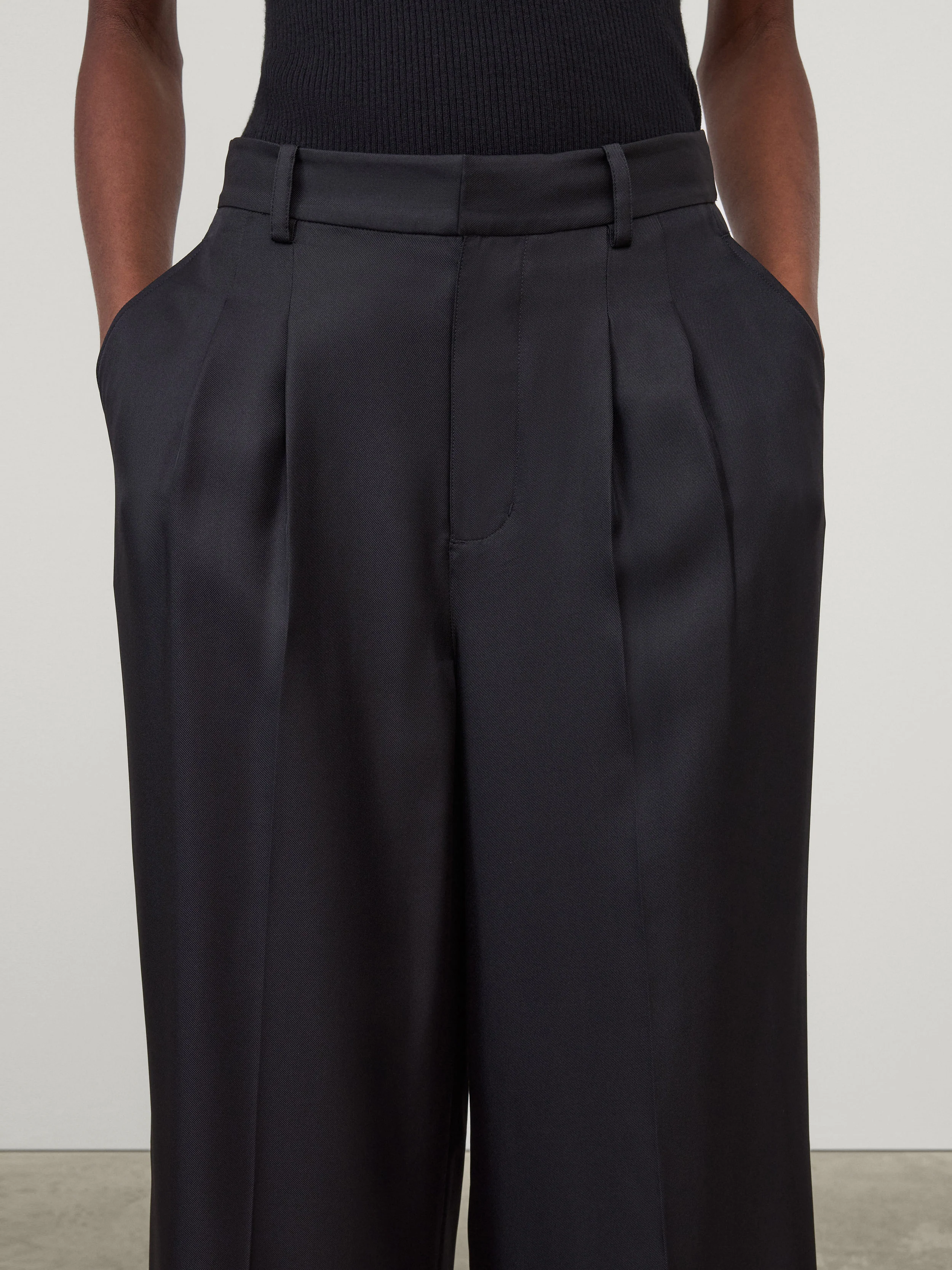 Tailored Wide Leg Trousers - Image 4