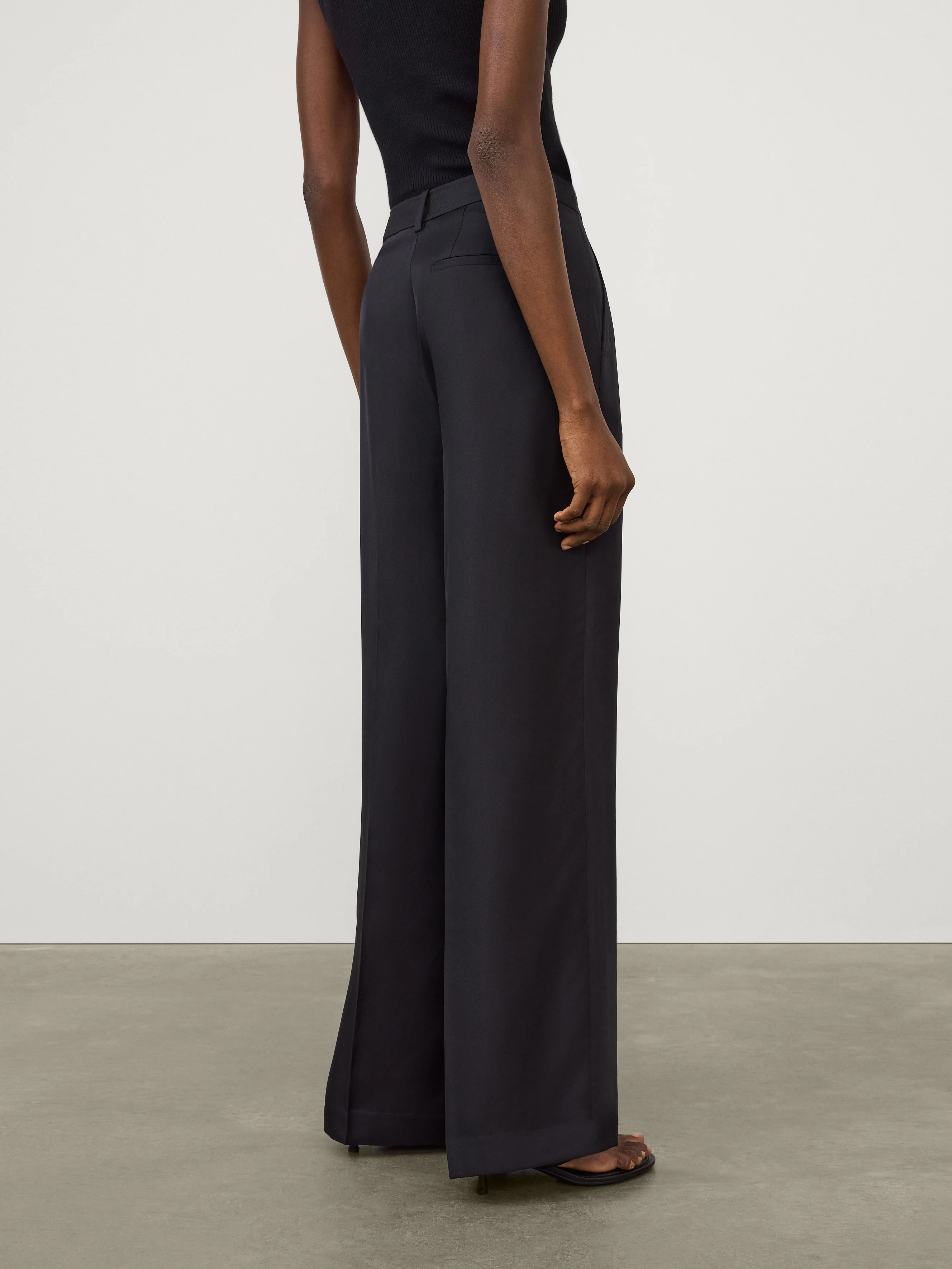 Tailored Wide Leg Trousers - Image 5